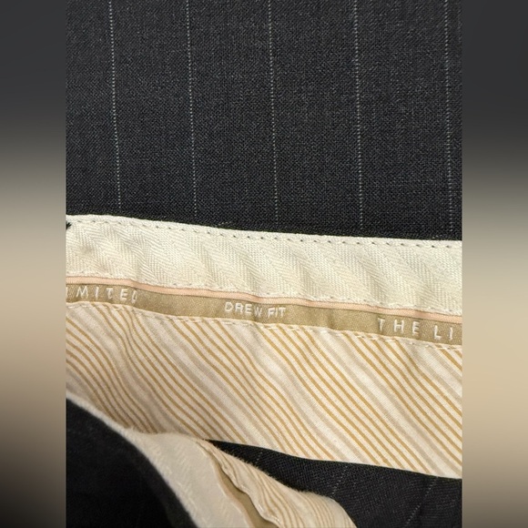 Express pinstripe y2k gray drew fit low rise flare leg pants career preppy 29 EC - Picture 9 of 10